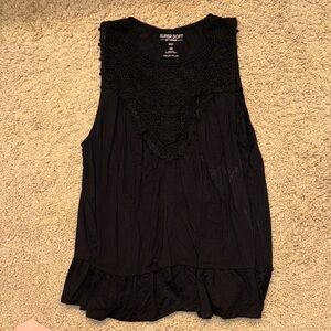 Torrid Black Sleeveless Blouse